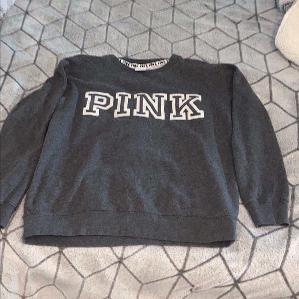 gray sweater